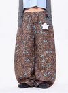 Tokyo Leopard Oversized Wide-Leg