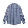 Chic Plaid Long Sleeve Polished Top