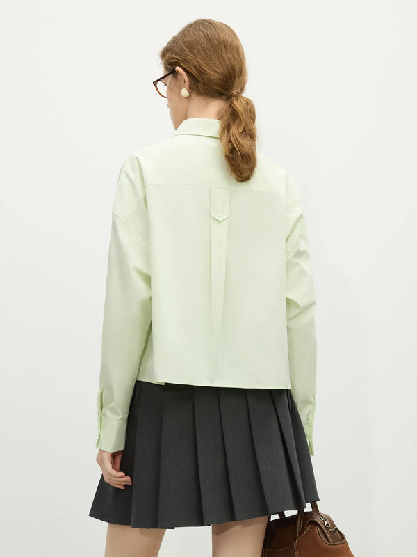 Cotton Bloom Cute Spring Loose Blouse alternatif görünüm