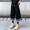 Timeless Easy Cut Sleek Cropped Denim Shorts