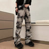 Y2K Baggy Jean Pantolon, yakın çekim — Navra Wear