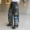 2000s Mosaic Torn Relaxed Classic Leg Denim
