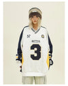 Color Block Oversize Sweatshirt, stil görünüm — Navra Wear