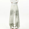 White Relaxed Fit Tie Dyed Classic Denim