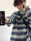 Japan Stripe Drop Retro Sweatshirt