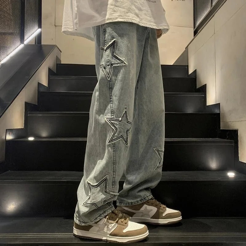 2000s Stellar Embellished Relaxed Denim