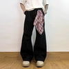 AURA Removable Mosaic Bell Leg Hip Denim
