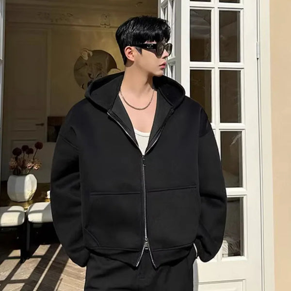 Solid Lantern Sleeve Sweatshirt alternatif görünüm