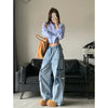 Women Classic Comfort Heritage Blue High-Rise Utility Denim