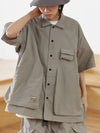 Expedition Pocket Cargo Mens Safari Top