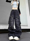 Relaxed Heritage 2000s High-Rise Utility Trousers