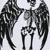 Darkwave Halo-Print Memento Skeleton Artwork Illustrated T-Shirt