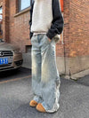 Metro High-Rise Bell Leg Blue Denim