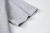Heat-Wave Enduring Irregular Collar-Knit Collar T-Shirt