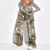 Button Fly Dirty Cargo Baggy