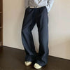 Düz Kesim Ekose Jogger, arka görünüm — Navra Wear
