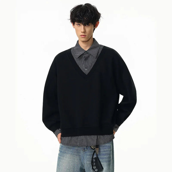 Easy Stripe Polo Relaxed Top alternatif görünüm