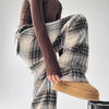 Heritage Plaid Wide-Leg