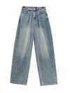 Kadın Vintage Yüksek Bel Jean Pantolon, stil görünüm — Navra Wear