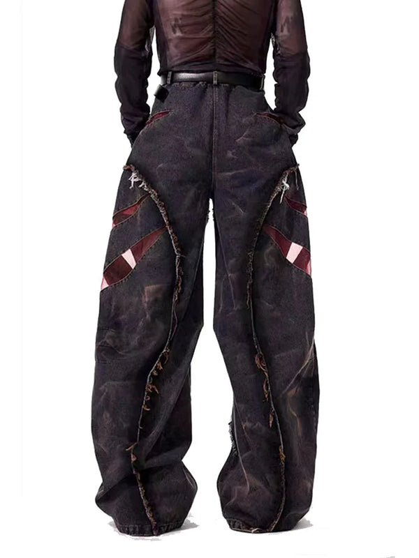 Heavy Duty Snowflake Stitch Mesh Denim alternatif görünüm