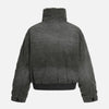 Heritage Faded Padded Fur Collar Denim Jacket
