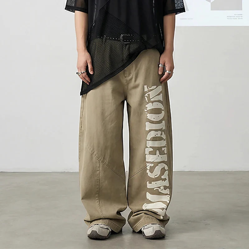 Y2K Letter High Street Trousers