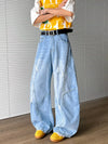Work & Play Torn Blue Relaxed Stacked Denim