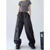 All-American Solid Pintuck Wide Leg Street Pants