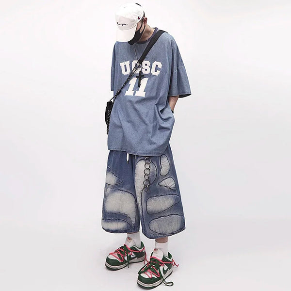 Original Snug Mosaic Denim Shorts