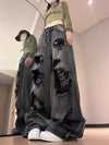 Heritage Oversized Cutting Torn Denim
