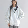 Multi-Hue Zip Long Sleeve Top