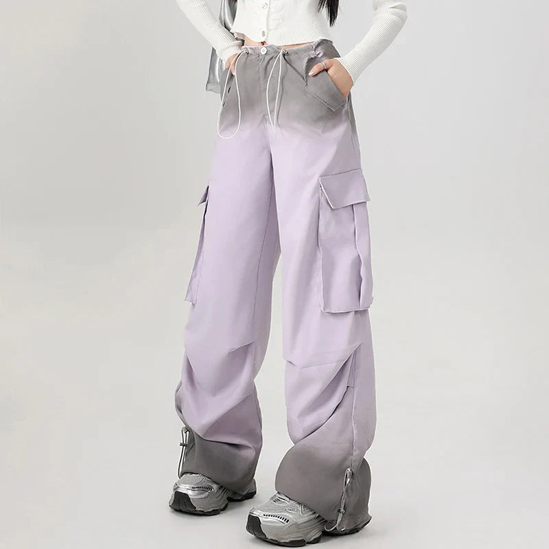 Cozy 90s Gradient Athletic Street Pants