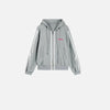 Lace Edge Stylish Hood Sweatshirt