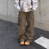 Classic Heritage Brown Bell Leg Relaxed Denim