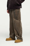Wide Leg Fitilli Kadife Pantolon, stil görünüm — Navra Wear