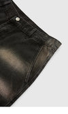 Vintage İspanyol Paça Jean Pantolon, yakın çekim — Navra Wear