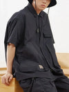 Expedition Pocket Cargo Mens Safari Top