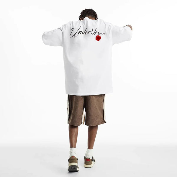 Throwback Now-Style Short-Sleeved Letters T-Shirt