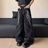 Vintage İspanyol Paça Jean Pantolon, yakın çekim — Navra Wear