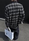 Star Grid Airy Long Sleeve Top