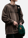 Kanji Worn Print Sweatshirt