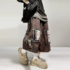 Heritage Torn Knee Length Denim Shorts