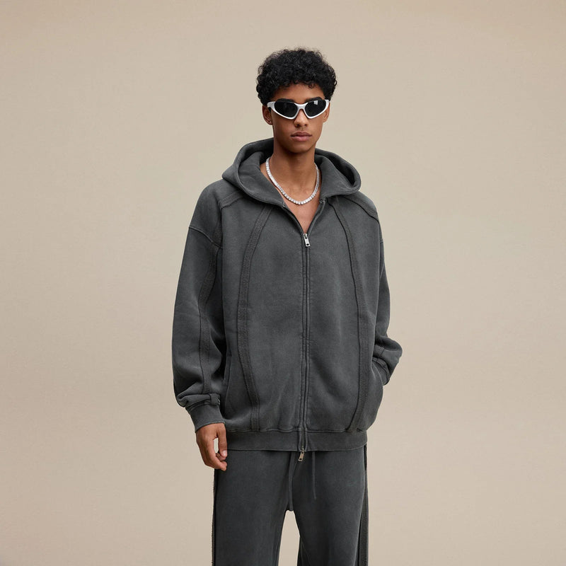 Throwback Fleece Zip Sweatshirt
