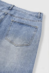 İspanyol Paça Jean Pantolon, stil görünüm — Navra Wear
