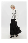 Print Feline Print Long Sleeve T-Shirt