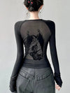 Circa-2000 Sleek Extended-Arm Fitted T-Shirt