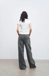 Time-Worn Letter Print Everyday Cotton T-Shirt