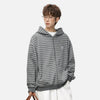 Stripe Stitch Boxy Y2K Hood