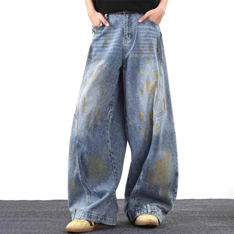 Metro Heritage Faded Batik Graphic Denim