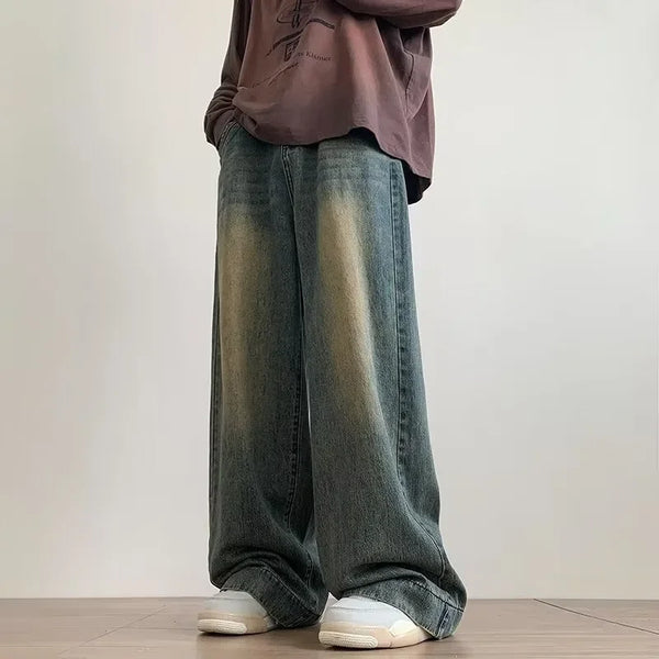Heritage Blue Wide Legged Denim